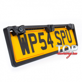 Рамка для номера с камерой и парктрониками 3 в 1